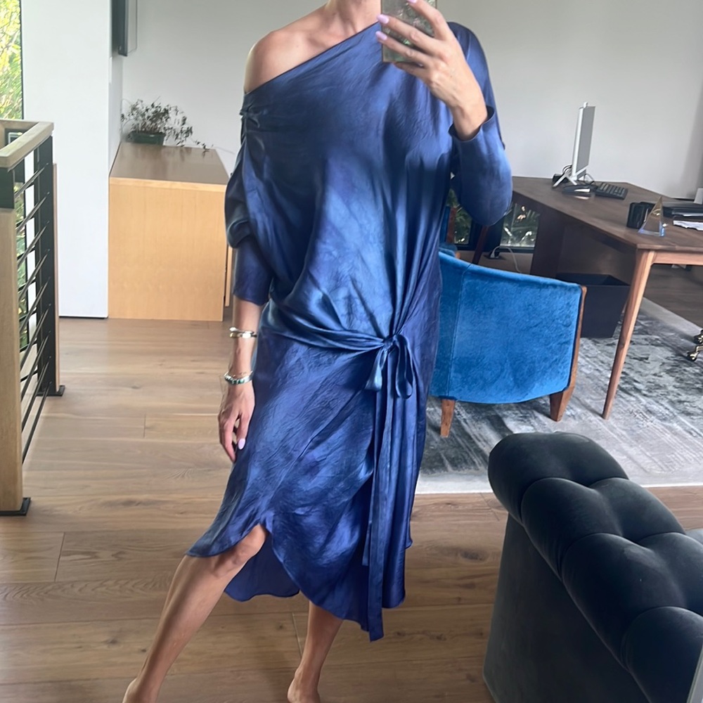 KES 100% hand dyed silk dress